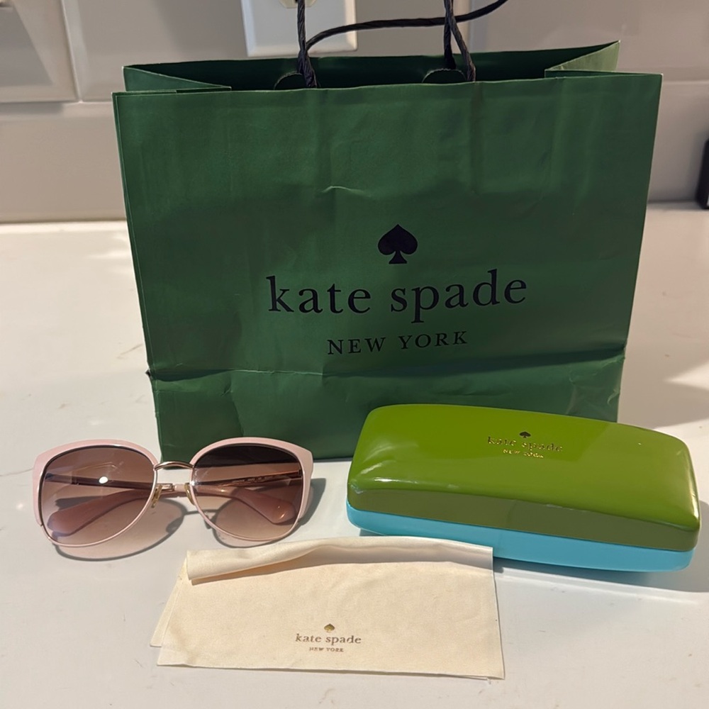 034 Kate Spade Sunglasses Cream/Pink